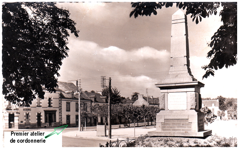 Premier atelier de  cordonnerie  de Albert MAGR&Eacute;