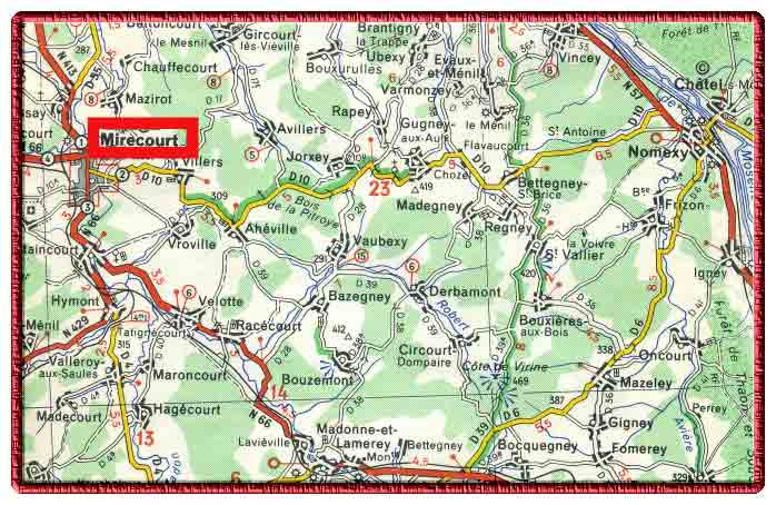 AUDRAN Joseph Marie MPF : 13-9-1914 &agrave; l&rsquo;h&ocirc;pital auxiliaire de Mirecourt
