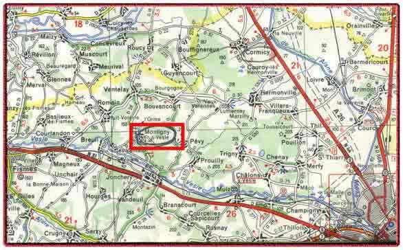 BRETON Gustave Joseph, MPF : 30-9-1918 au Mont-Ferr&eacute; &agrave; Montigny-sur-Vesle