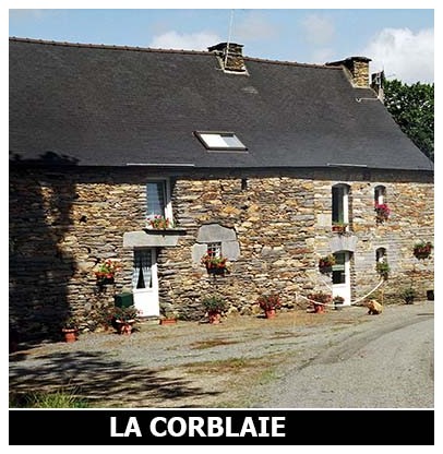 LA CORBLAIE En 1427, ce village est appelé la Corbelaye. Au début du XVI° siècle, les dames religieuses du Calvaire de Redon possèdent le champ de la Latte dans ledomaine de la Corbelaye. Entre 1649 et 1678, le doyen de Carentoir, Honoré Le Roy acheta à Thomas Fabron, sieur de la Prégentière, conseiller du roi au présidial de Vannes et à Jeanne Le Clerc, sa femme, ainsi qu’à Denis Fabron, prêtre, prieur de Baix, diverses terres situées au village de la Corblaie