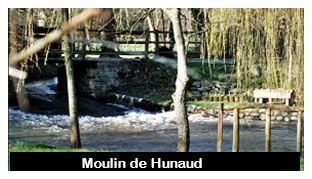 Dans un acte de 1784, il est dit que le moulin de Hunaud d&eacute;pendait de la Ville-Orion 