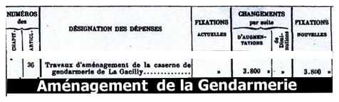 devis pour l&rsquo;installation de l&rsquo;&eacute;lectricit&eacute; &agrave; la gendarmerie