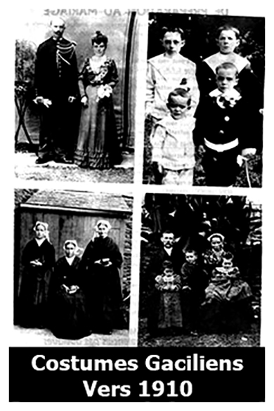 on peut voir les costumes Gaciliens vers 1850-1900