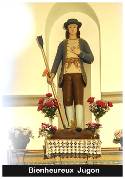 au tout d&eacute;but du XIV&deg; un gar&ccedil;on naquit au village de Haud&eacute;art (c&rsquo;est l&rsquo;orthographe utilis&eacute;e dans une r&eacute;formation de 1427 pour d&eacute;signer le village de Haudiart). Ce gar&ccedil;on fut appel&eacute; Jehan des Boays puis, plus tard, Jouhon des Boays. Il &eacute;tait le fils d&rsquo;une pauvre veuve. Il devint le Bienheureux Jugon