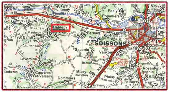 BRIENT Jean Marie = MPF : 30-5-1918 &agrave; la ferme de Frontigny (Aisne) pr&egrave;s de Ambleny 