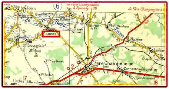 CHEVAL Jean Marie - MPF : 8-9-1914 &agrave; Bannes ( Marne)