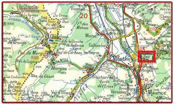 LECOQ Pierre Marie - MPF : 21-5-1916 &agrave; Bex au sud de Montreux (Suisse)