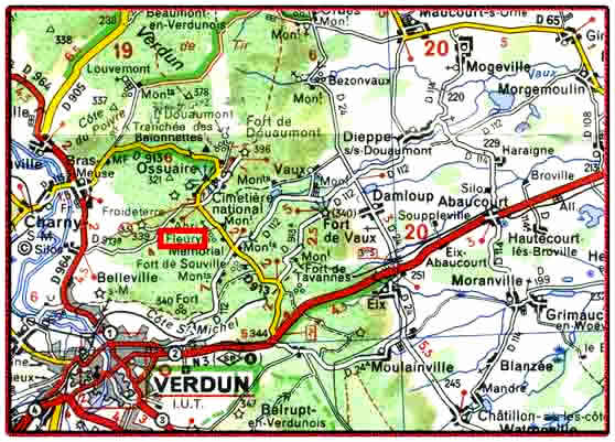 LEFEUVRE Maxime Fran&ccedil;ois - MPF : disparu le 11-6-1916 &agrave; Fleury pr&egrave;s de Verdun