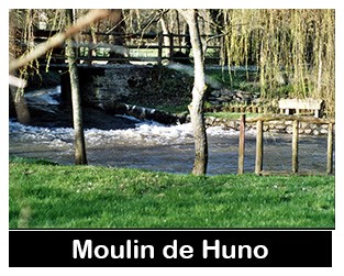 Moulin sur le bord du Rahun affluent de l&rsquo;Aff