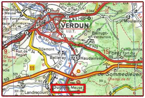 POIRIER Fran&ccedil;ois Marie - MPF : &eacute;vacu&eacute; pour blessures le 16-6 1916, il est d&eacute;c&eacute;d&eacute; le 19-6-1916 &agrave; Dugny (Meuse) 