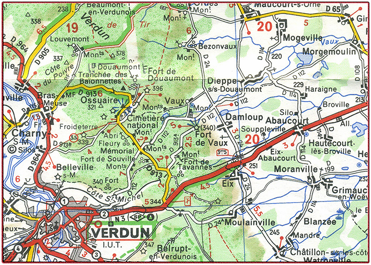 ROBERT Th&eacute;ophile Julien MPF : disparu le 17-4-1916 &agrave; la c&ocirc;te du Poivre, secteur de Verdun