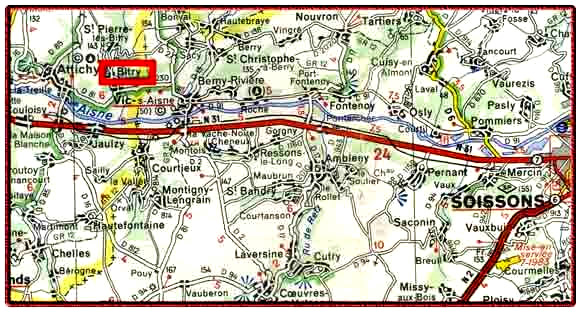 ROUSSEAU Charles Constant - MPF : 27-10-1914 &agrave; Bitry (Oise) au moulin Soustouvent, canton d&rsquo;Attichy