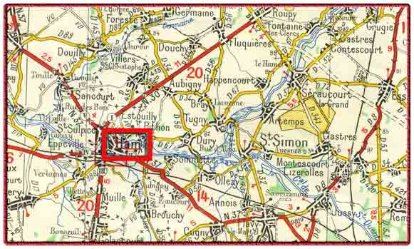 SIMON Albert Jean Marie -MPF : disparu le 10-6-1918 au lazaret de Ham (Somme