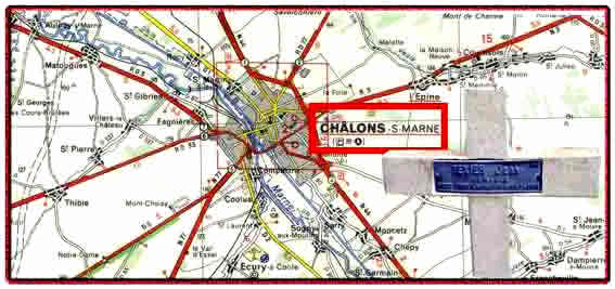 TEXIER Jean Marie - MPF : 31-8-1915 &agrave; l&rsquo;h&ocirc;pital 18 de Ch&acirc;lons-sur-Marne