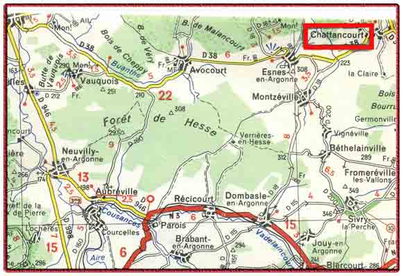 VINCENT Pierre Marie - MPF : 18-9-1917 &agrave; Chattancourt ( Meuse)